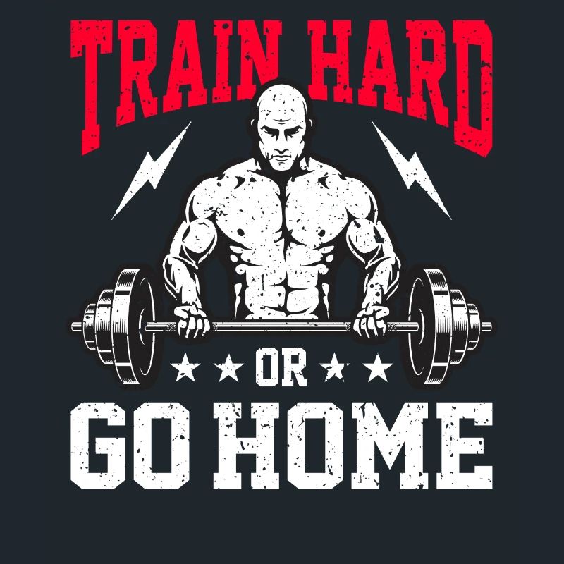 Trainiere hart oder geh nach Hause