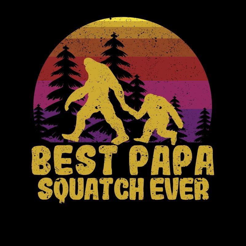 Best Papa Squatch Ever Funny Sasquatch