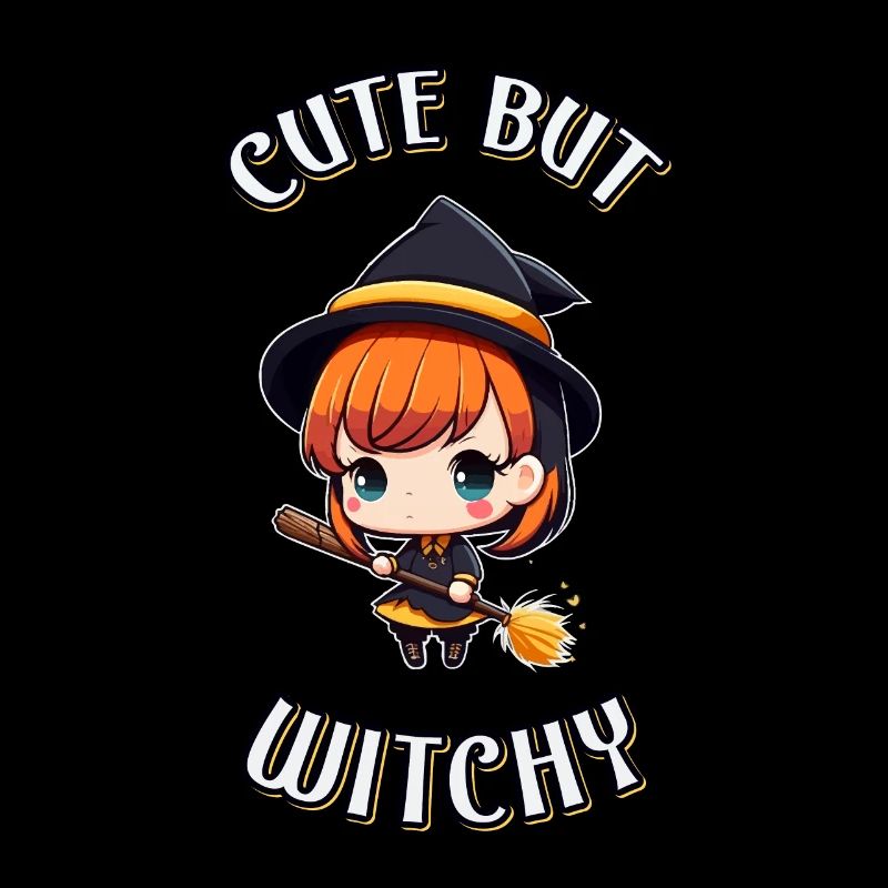 Cute but Bewitched Chibi Witch Anime Manga Wicca