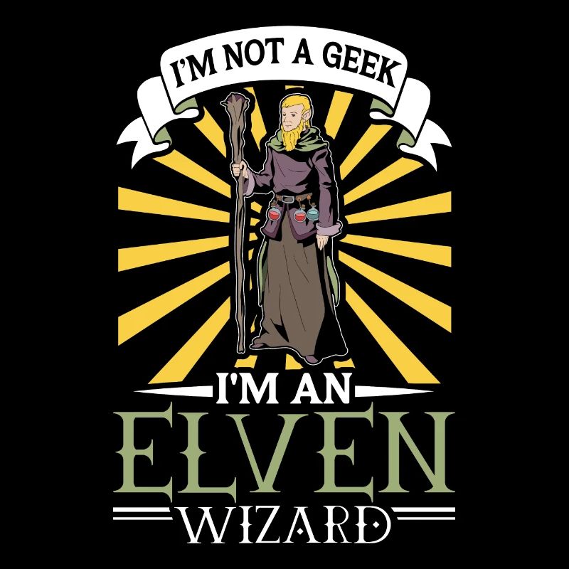D20 Rollenspiel Charakter - Elf Zauberer