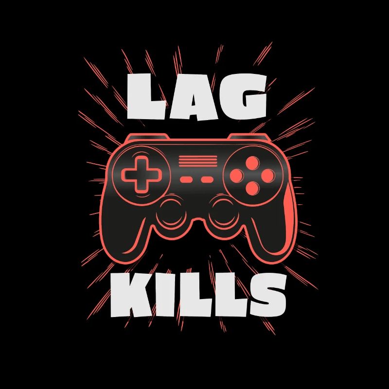 Gaming LAG Lustiger PC Konsolen Controller Gamer