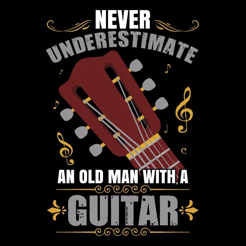 Unterschätze niemals einen alten Mann mit einer Gitarre