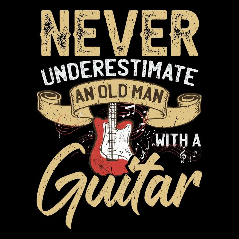 Unterschätze niemals einen alten Mann mit einer Gitarre