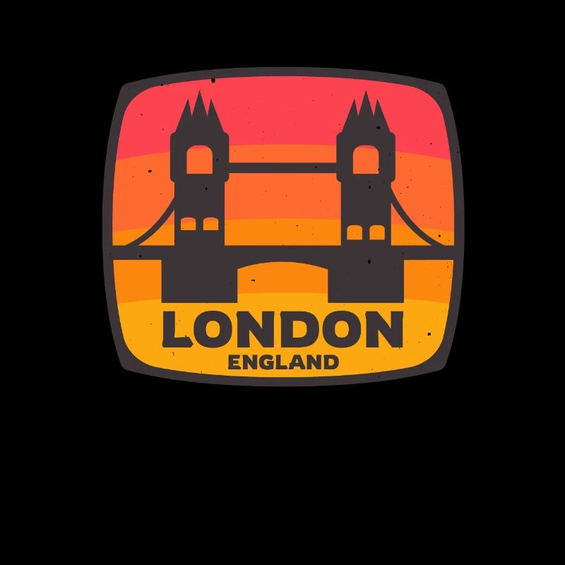 Londres Angleterre Tower Bridge Retro Royaume-Uni
