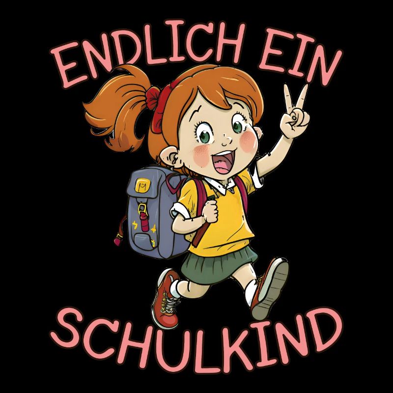 Endlich ein Schulkind 1.Klasse Mädchen
