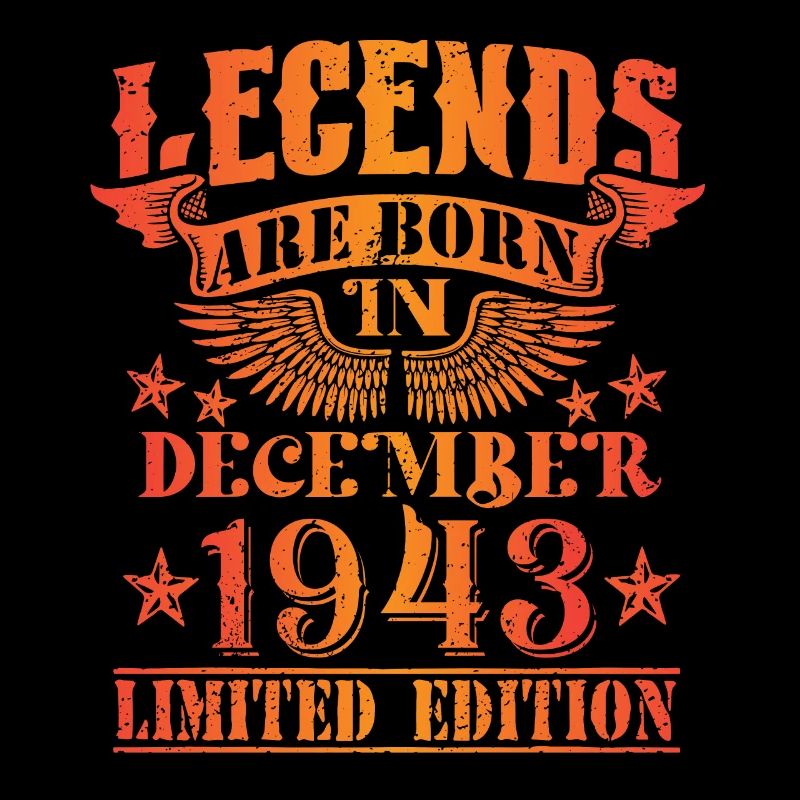 Anniversaire Décembre 1943 Edition Limitée Millésime