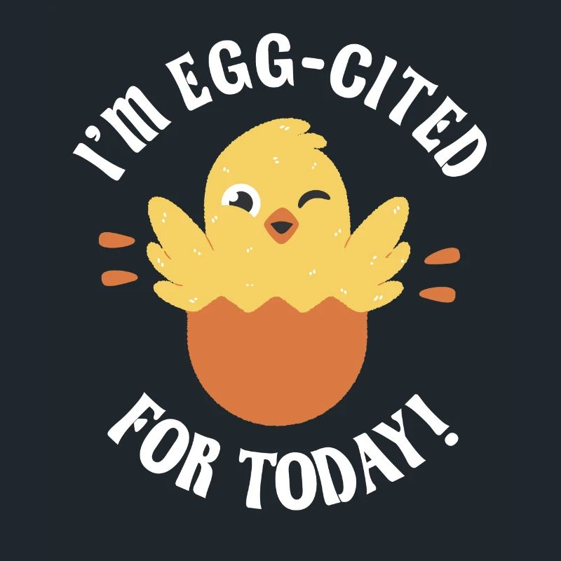 Egg-cited hatching chick