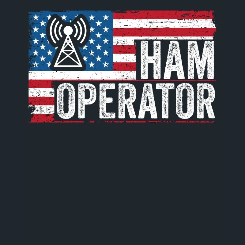 Ham Operator US Flag
