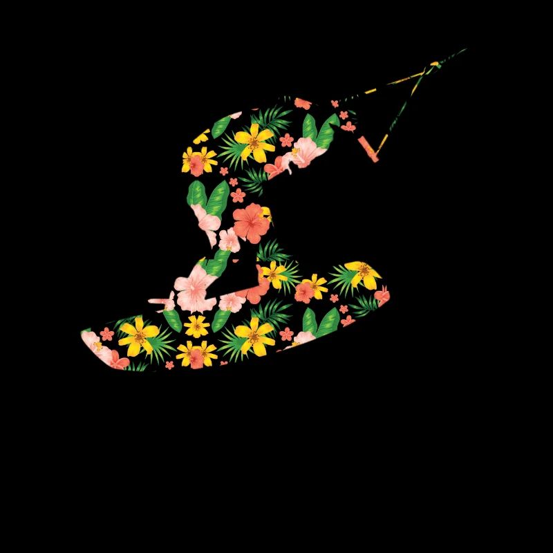 Wakeboard Summertime Floral Wakeboarding Bunte