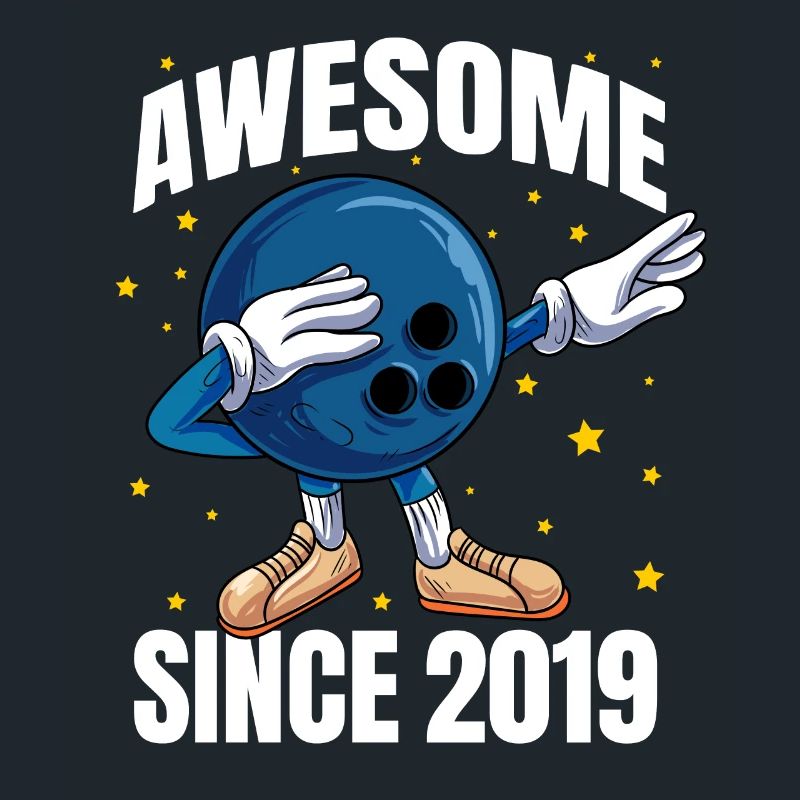 Awesome Since 2019 - 4th Bowling Birthday