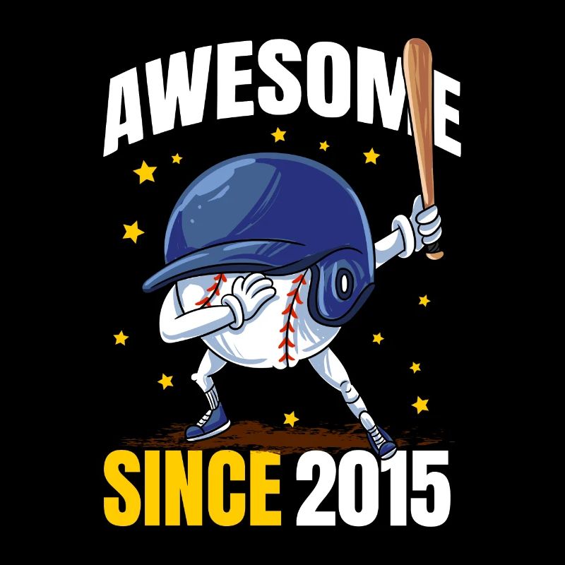 Awesome seit 2015 - 8. Baseball-Geburtstag
