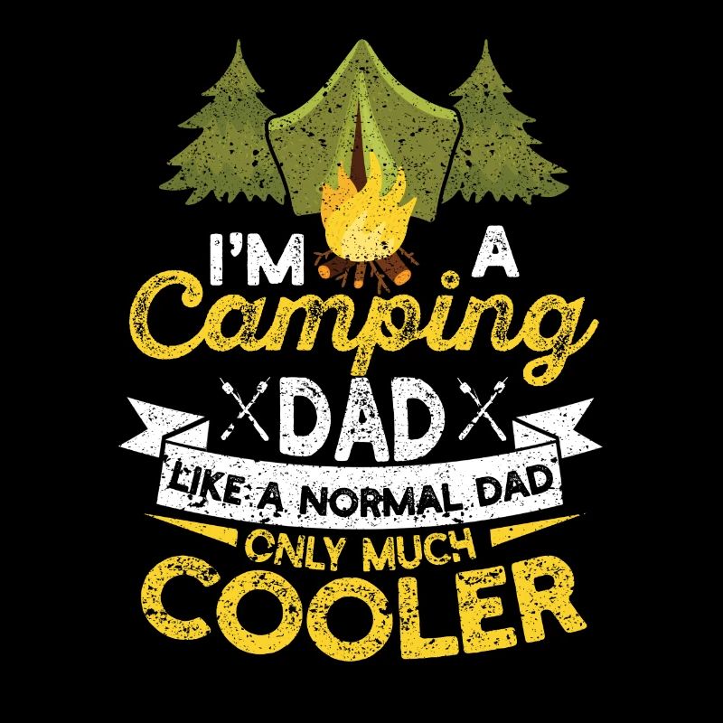 Ich bin ein Camping Dad wie ein normaler Daddy nur