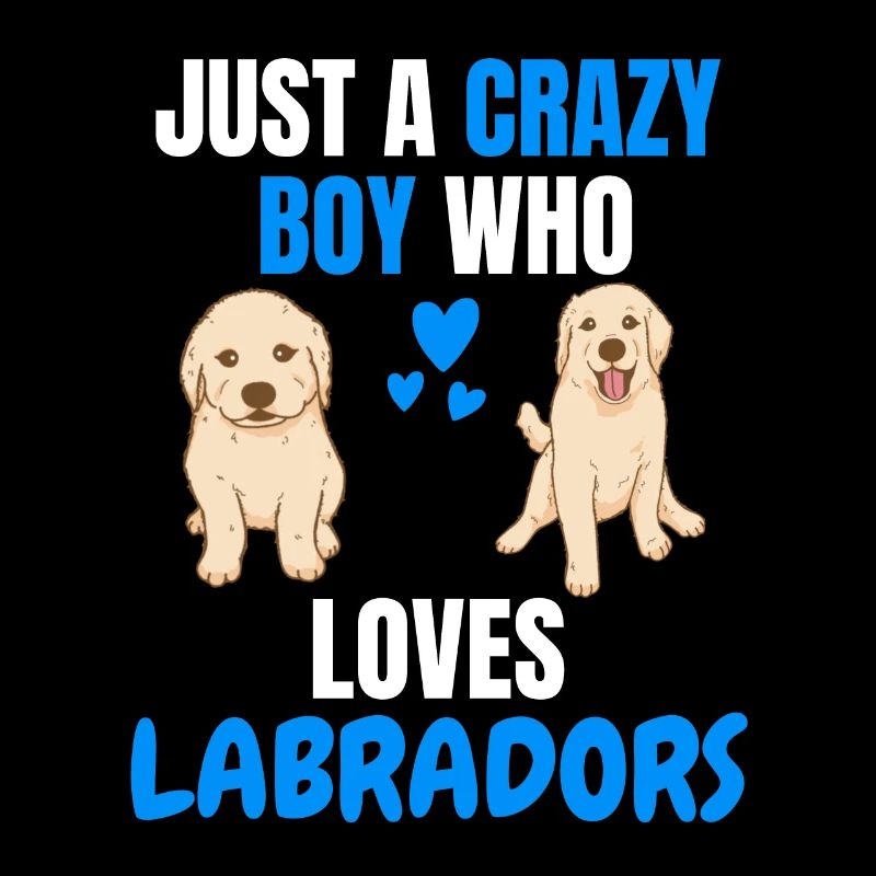 Verrückter Junge Hunde Lustiges Geschenk Labrador
