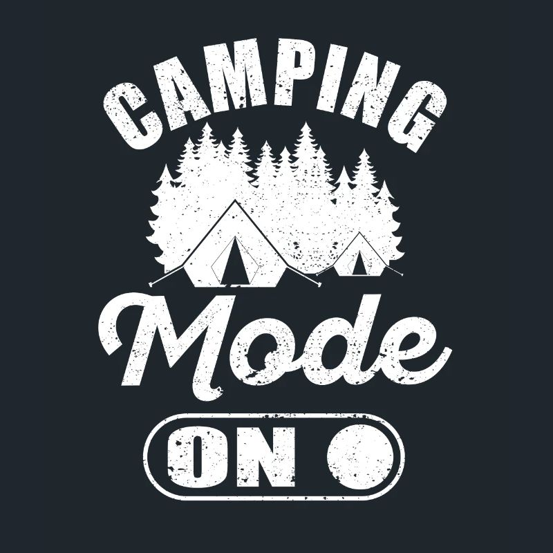 Camping Mode On Camper Hiking Mountains Climbing