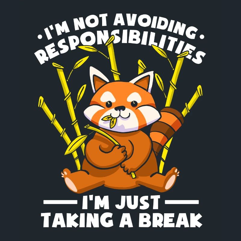 Taking A Break Red Panda
