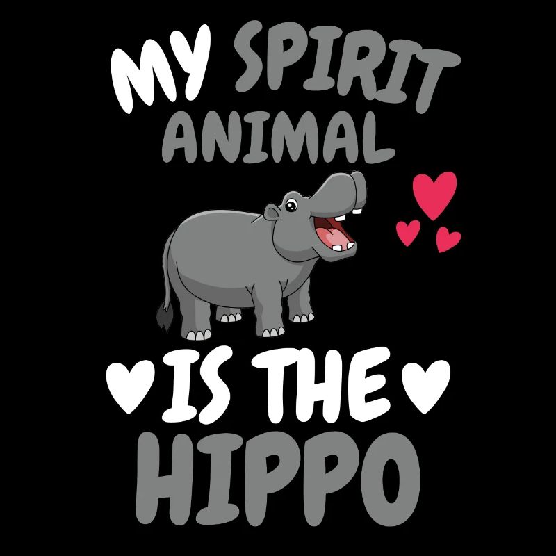 Mein spirituelles Tier Geschenk Hippo Nilpferd
