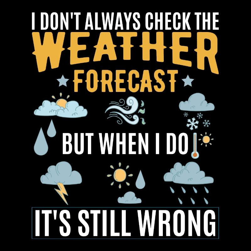 I Don't Always Check The Weather Forecast