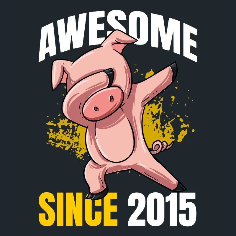 Awesome Since 2015 - 8th Pig Birthday