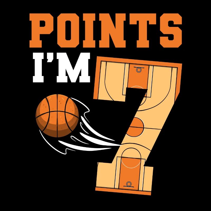 Basketball Geburtstagskind 7. Geburtstag Mottoparty