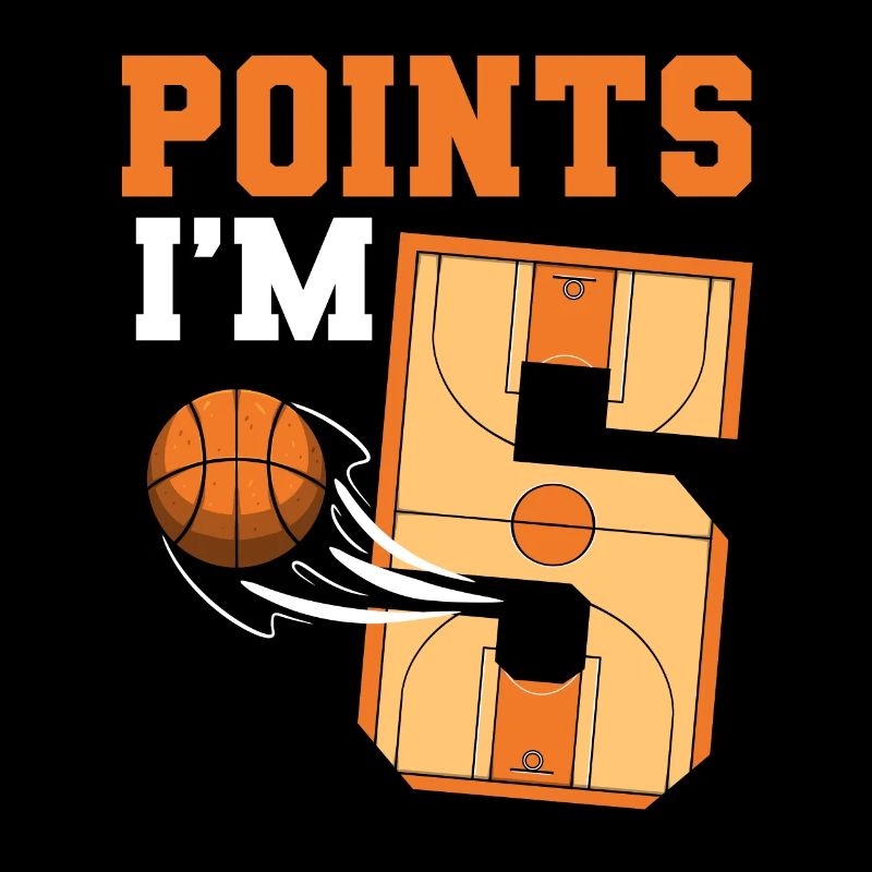 Basketball Geburtstagskind 5. Geburtstag Mottoparty