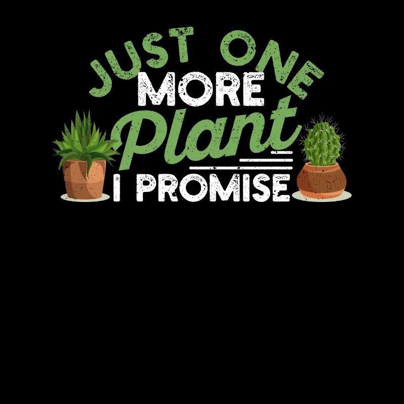 Nur noch eine Pflanze verspreche ich Gartenarbeit