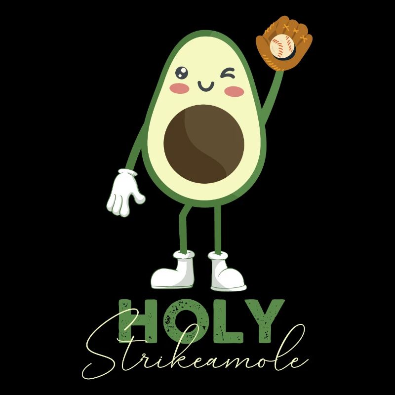 Holy Strikeamole Baseball Softball Avocat