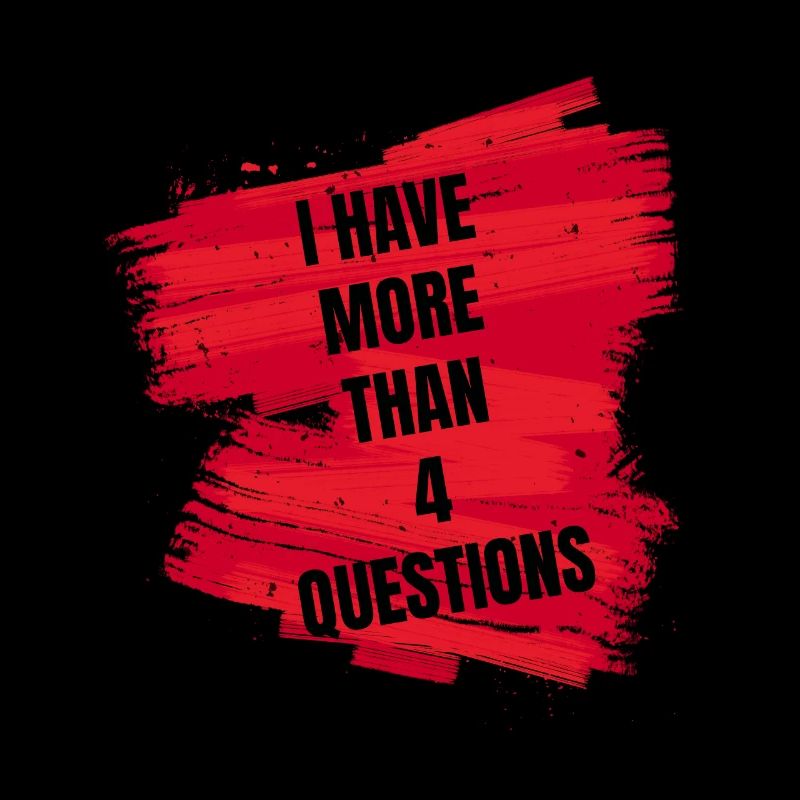 J’ai plus de 4 questions vintage texte simple