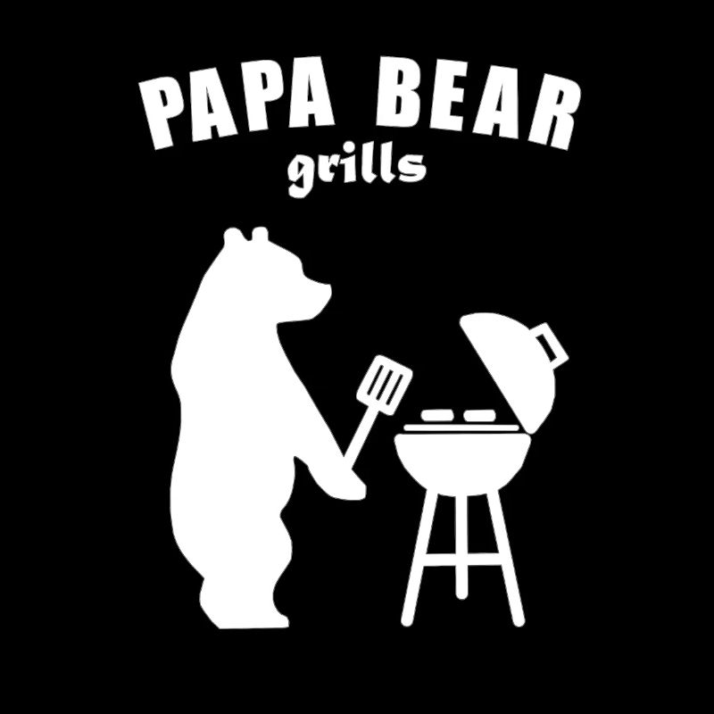 Daddy Cricket Father's Day Birthday BBQ Party Bear