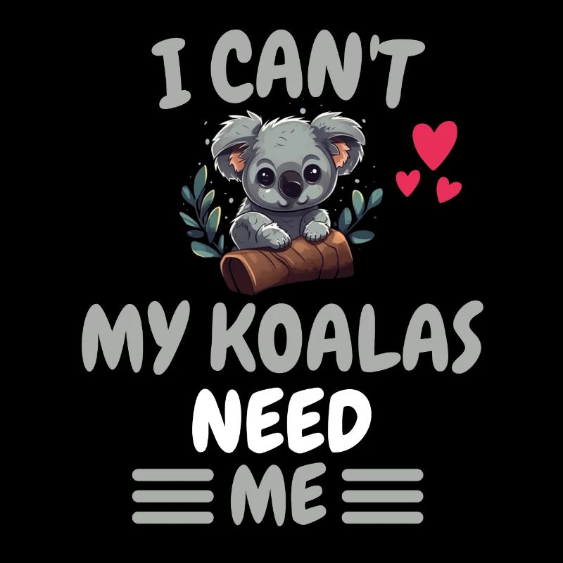 Ich kann nicht Australien Tier Geschenk Koala