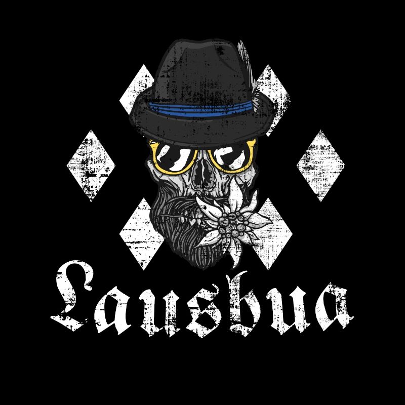 Lausbua bayern weiss