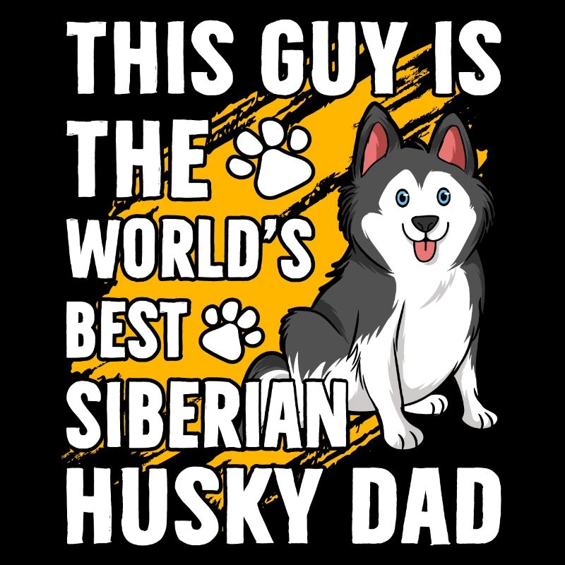 This Guy is the world's best Siberian Husky Dad