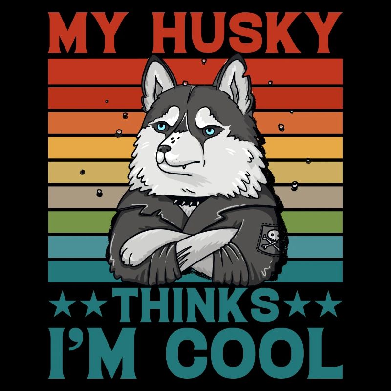 My Husky thinks I'm cool