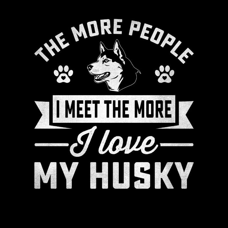 Plus je rencontre de gens, plus j’aime mon husky