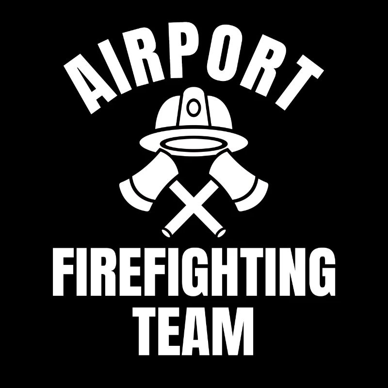 Équipe de lutte contre les incendies à l’aéroport