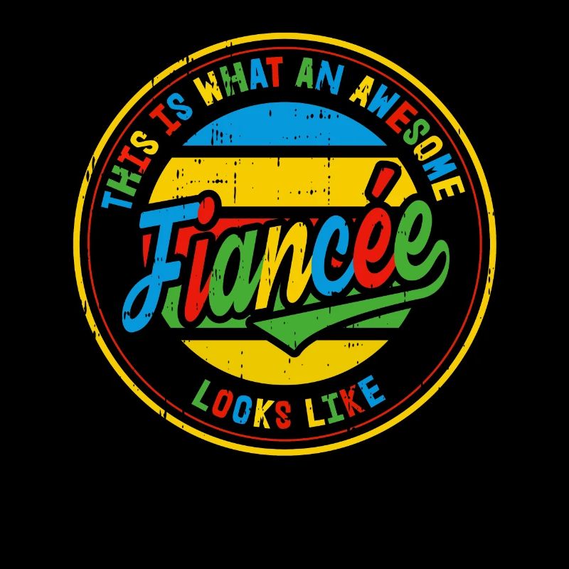 Fiancée Best Wedding Proposal Retro Gift