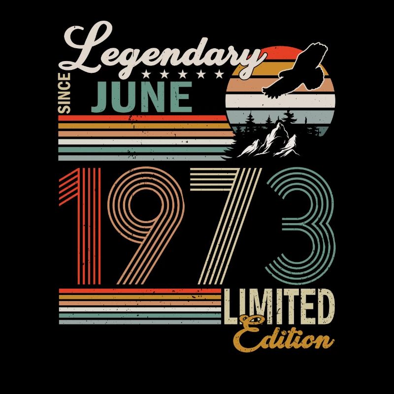 June 1973 June Birthday Present June 1973