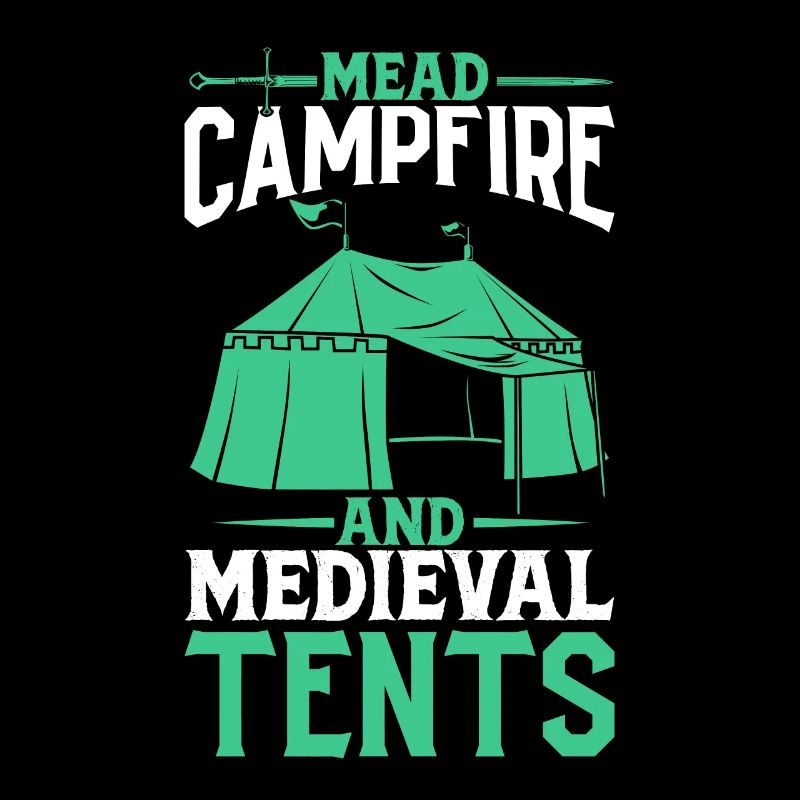 Mead campfires and medieval tents