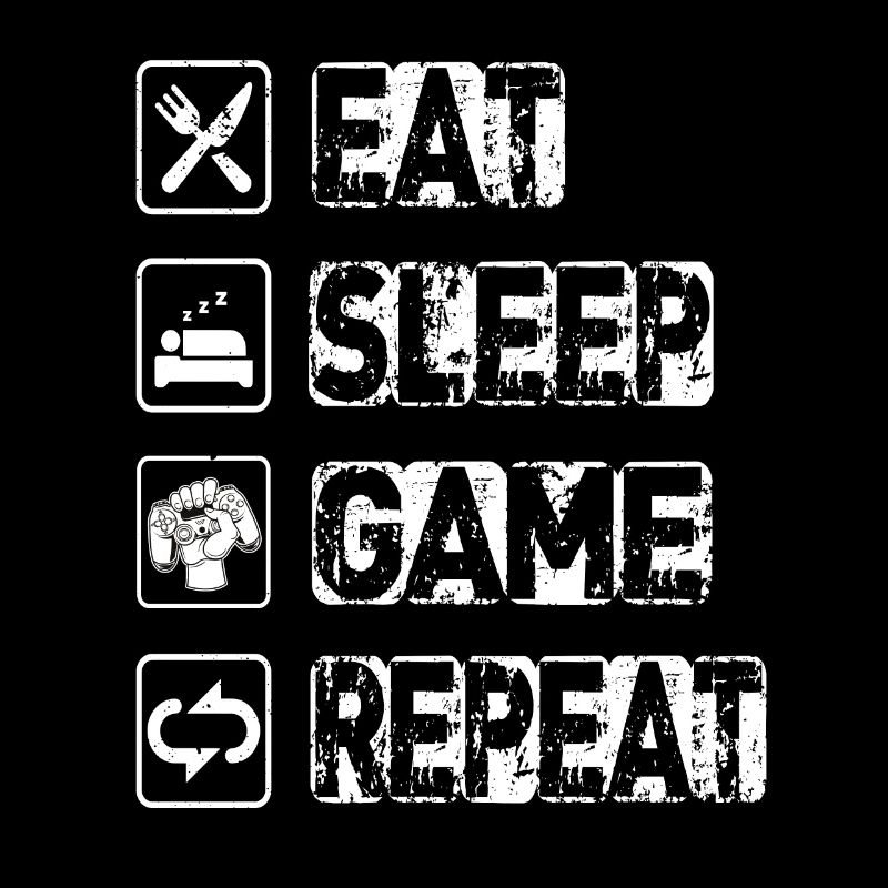 Manger le jeu de sommeil Répéter