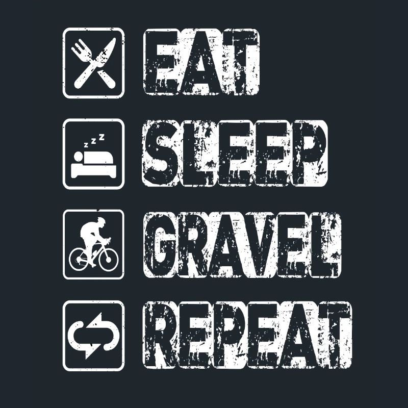 Manger dormir gravier répéter