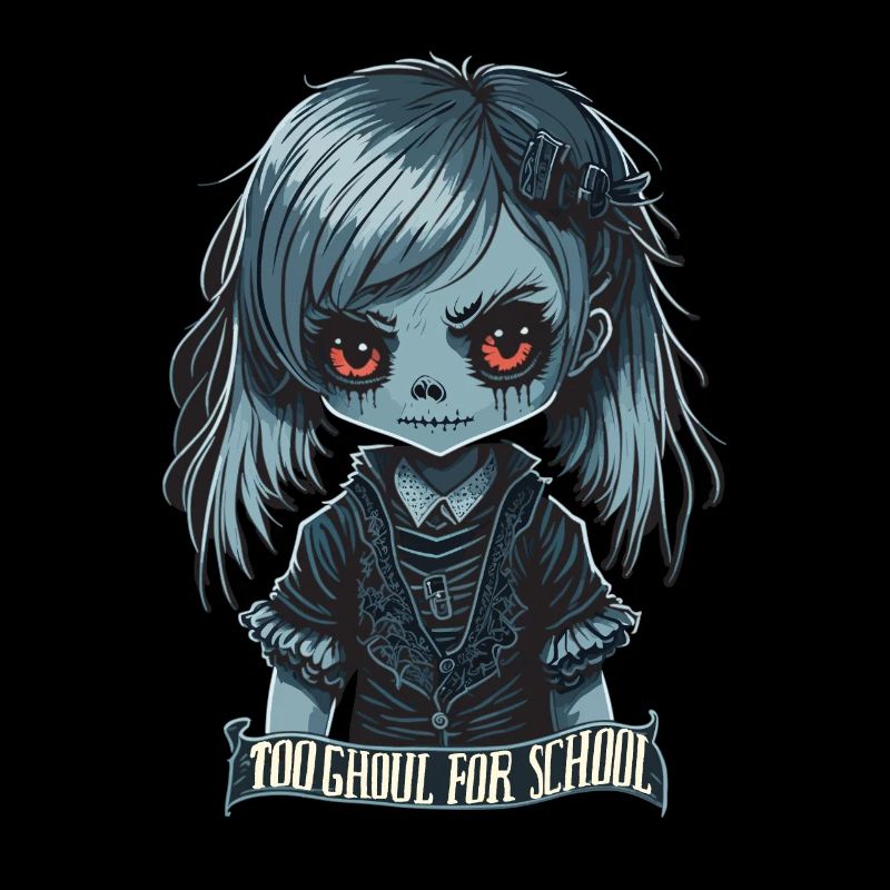 Gothic Schulmädchen Too Ghoul for School