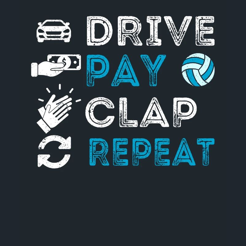 Driving, paying, clapping, repeating, eating, sleeping