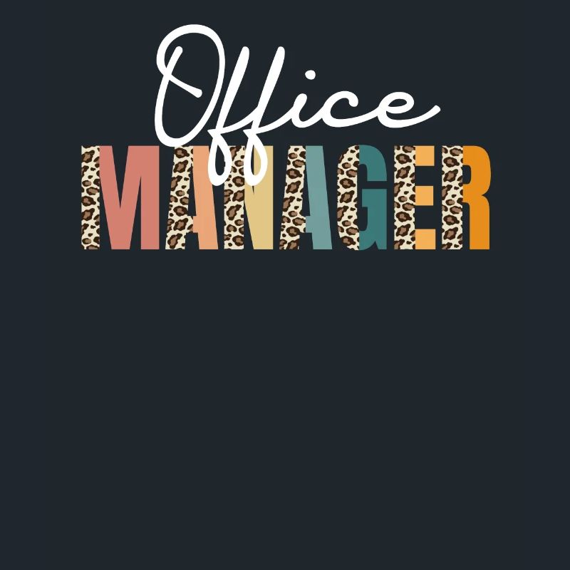 Grand chef de bureau bureau de l’école d’impression léopard