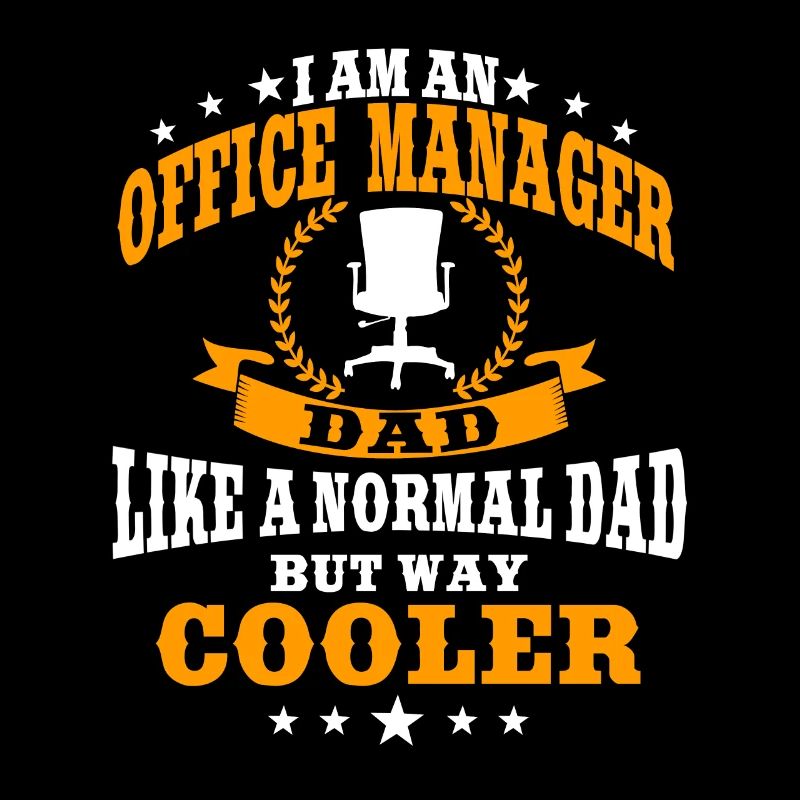Funny Office Manager Dad Father's Day