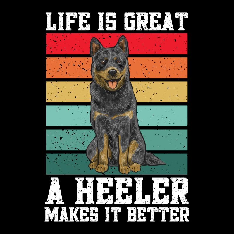 Australian Cattle Dog Red Blue Heeler