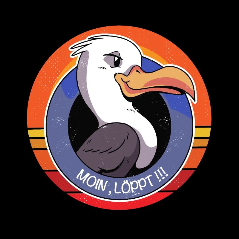 Moin löppt Möwe