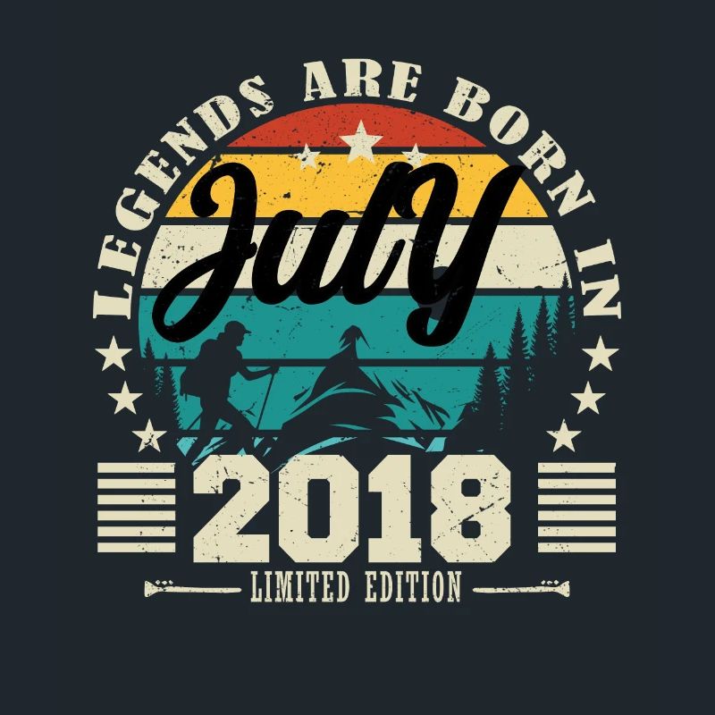 Juli 2018. Geburtstagsgeschenk Juli 2018.