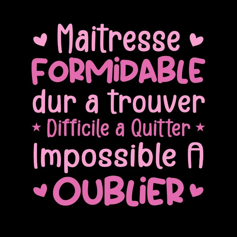Maîtresse Formidable Cadeau Maîtresse D'école