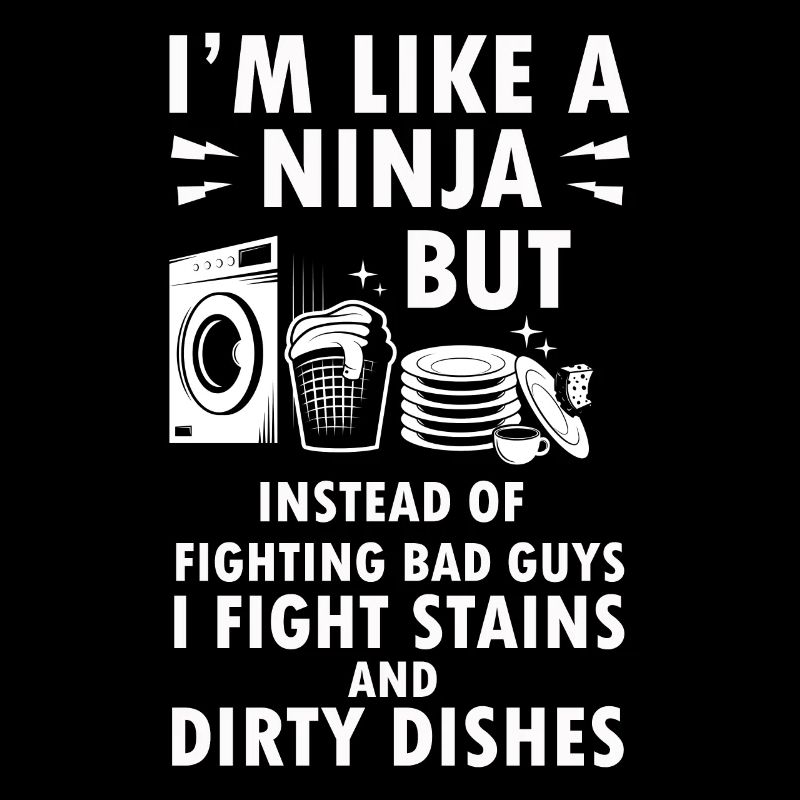 Wie eine Ninja-Hausfrau