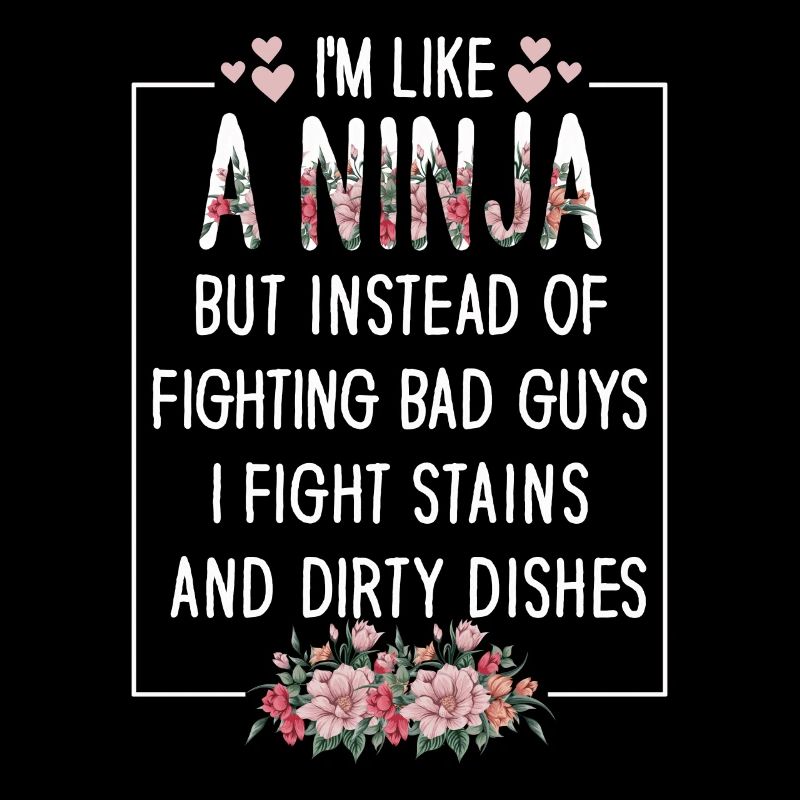Wie eine Ninja-Hausfrau