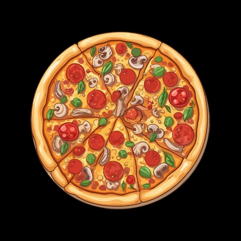 Super pizza délicieuse